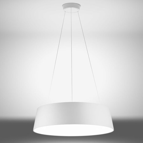 Stilnovo 8093 Oxygen_P, bílé závěsné svítidlo, 50W LED 3000K stmívatelné DALI, prům. 75cm