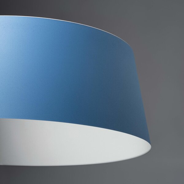 Stilnovo 8092 Oxygen_P, azurové závěsné svítidlo, 36W LED 3000K stmívatelné DALI, prům. 56cm