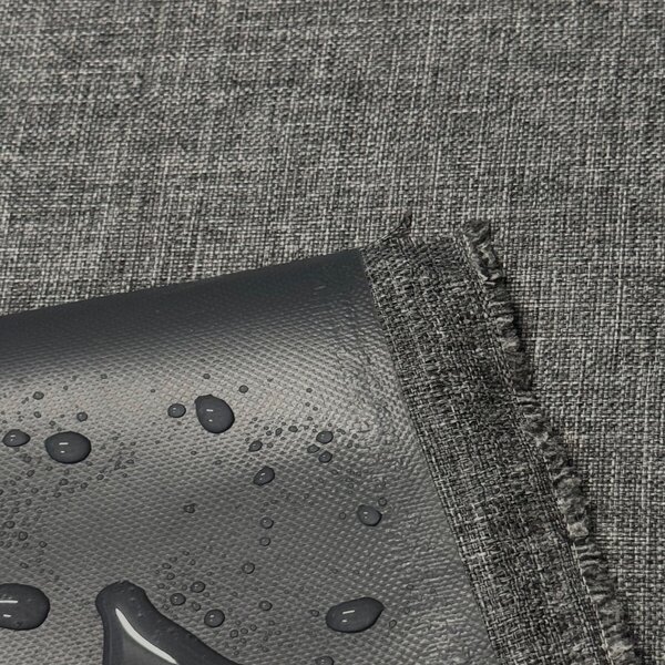 Nepromokavá látka Kodura PVC zátěr 600D, 430 g/m², šíře 150 cm, denim grafitový