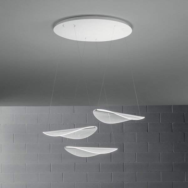 Stilnovo 8168 Diphy_P, závěsné svítidlo, 44W LED 3000K stmívatelné DALI, 83x67cm