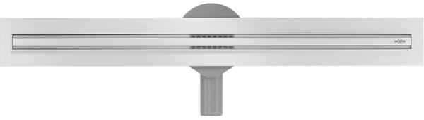 Mexen Flat 360° Slim sprchový žlab 50 cm, broušená ocel, 1041050