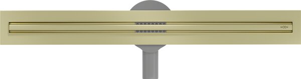 Mexen Flat 360° Slim sprchový žlab 60 cm, zlatá matná, 1A41060