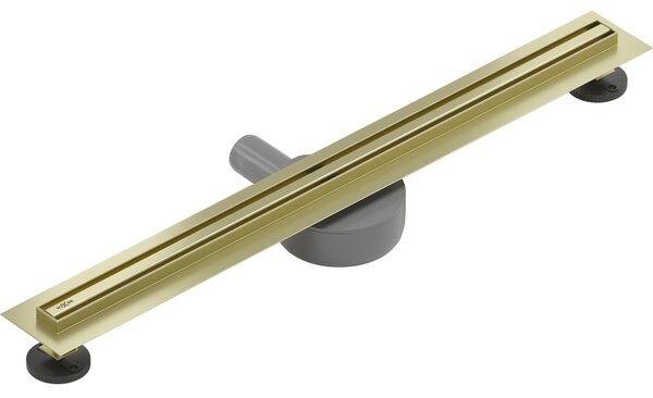 Mexen Flat 360° Slim sprchový žlab 60 cm, zlatá matná, 1A41060