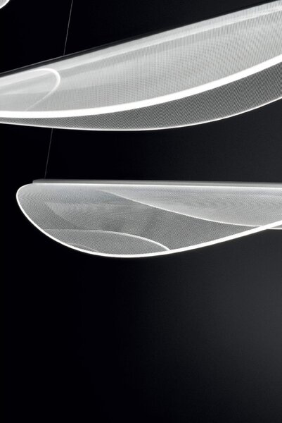 Stilnovo 8168 Diphy_P, závěsné svítidlo, 44W LED 3000K stmívatelné DALI, 83x67cm