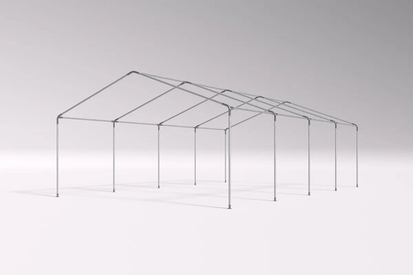 Párty stan 5x8 m STANDARD - ohnivzdorný barva Červeno-bílá