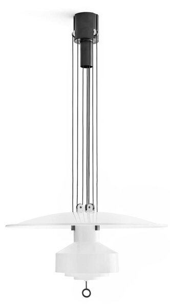 Stilnovo 9311 Saliscendi, bílé stahovací LED svítidlo, 33W LED 2700K stmívatelné DALI, prům. 63cm
