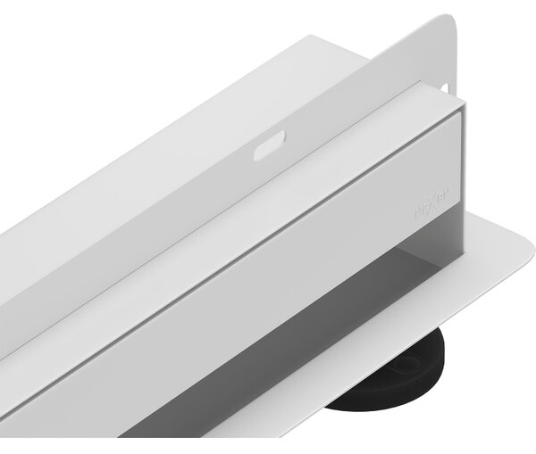 Mexen Flat Wall, sprchový žlab na zeď 2v1, 50 cm, bílá, 1230050