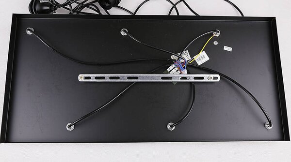 Candellux Černo-hnědý závěsný lustr Aspa pro žárovku 6x E27 36-00620