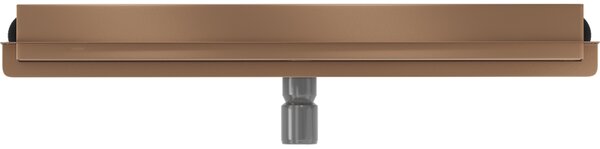 Mexen Flat Wall, sprchový žlab na zeď 2v1, 50 cm, měděná matná, 1C30050