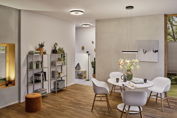 Paulmann 79517 Puric Pane, moderní závěsné svítidlo, 22W LED 2700K tříkrokové stmívání, prům. 40cm