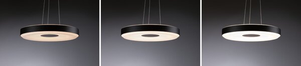 Paulmann 79517 Puric Pane, moderní závěsné svítidlo, 22W LED 2700K tříkrokové stmívání, prům. 40cm