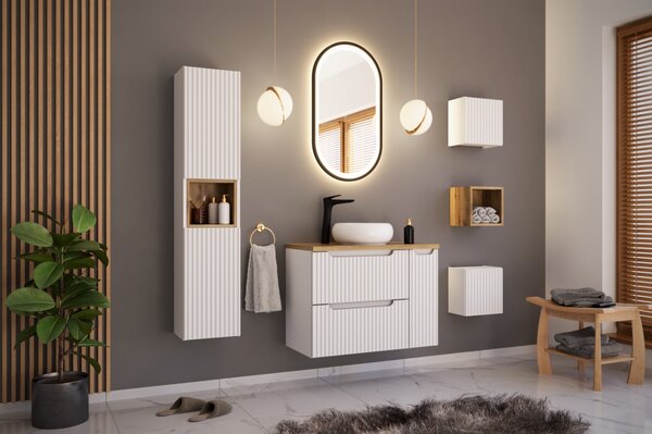 Skříňka pod umyvadlo NOVA White 82-80-2S | 80 cm
