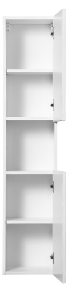 Vysoká skříňka do koupelny NOVA White 80-03-2D