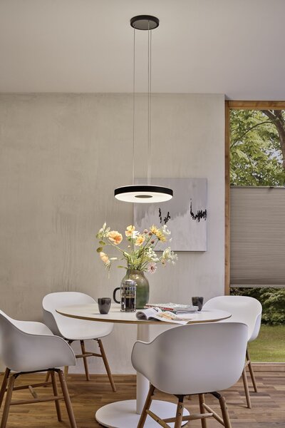Paulmann 79517 Puric Pane, moderní závěsné svítidlo, 22W LED 2700K tříkrokové stmívání, prům. 40cm