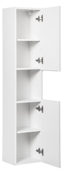 Vysoká skříňka do koupelny NOVA White 80-03-2D