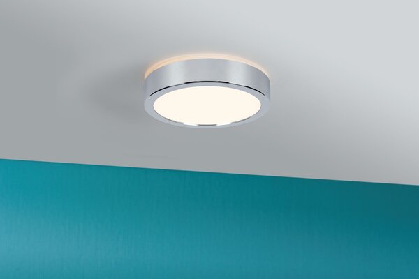 Paulmann 78925 Aviar, chromové koupelnové svítidlo, 13W LED dimwitch 2700/4000/6500K, prům.22cm, IP44