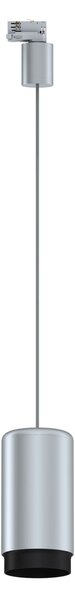 Paulmann 95403 ProRail3 Corus, matně stříbrné závěsné svítidlo, 1x50W E27, výška 27,2cm