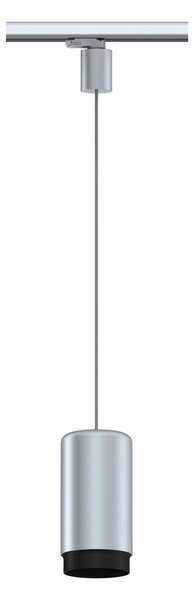 Paulmann 95403 ProRail3 Corus, matně stříbrné závěsné svítidlo, 1x50W E27, výška 27,2cm