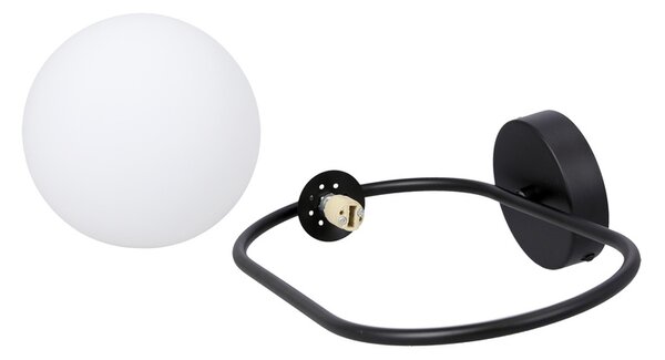 Candellux Černé nástěnné svítidlo Cordel pro žárovku G9 21-10179