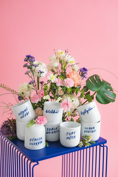 Porcelánový hrnek Nádech / výdech 270 ml