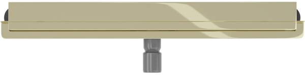 Mexen Flat Wall, sprchový žlab na zeď 2v1, 50 cm, zlatá lesklá, 1530050