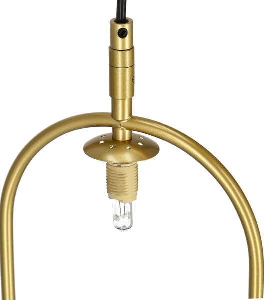 Candellux Mosazný závěsný lustr Cordel pro žárovku 2x G9 32-73464