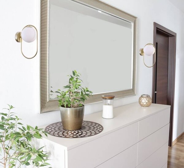 Candellux Mosazné nástěnné svítidlo Cordel pro žárovku G9 21-73440