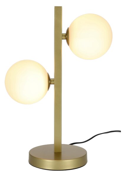 Candellux Mosazná stolní lampa Kama pro žárovku 2x G9 42-73433