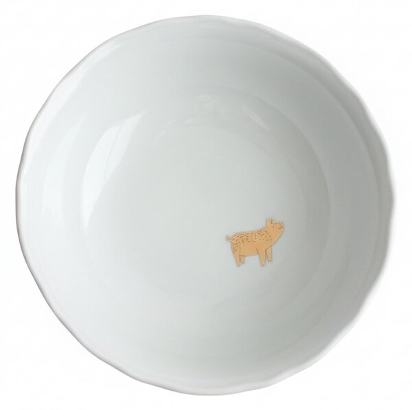 Porcelánová mísa Zlaté prasátko