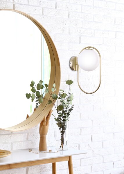 Candellux Mosazné nástěnné svítidlo Cordel pro žárovku G9 21-73440