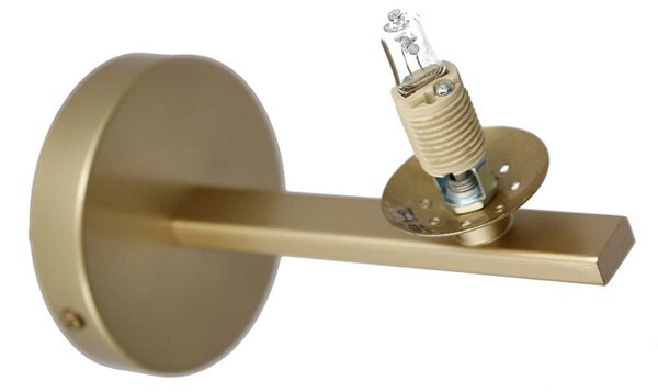 Candellux Mosazné nástěnné svítidlo Kama pro žárovku G9 21-73419