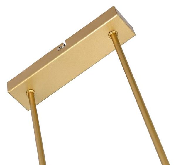 Candellux Mosazný závěsný lustr Kama pro žárovku 4x G9 34-73426