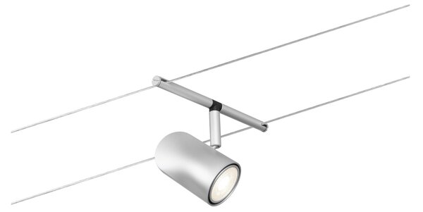 Paulmann 94465 CorDuo Cup Basic, matně chromový lankový systém, 5x max 10W LED 12V, 500cm