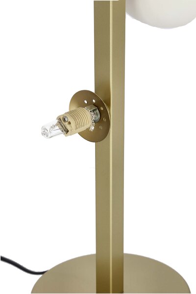 Candellux Mosazná stolní lampa Kama pro žárovku 2x G9 42-73433