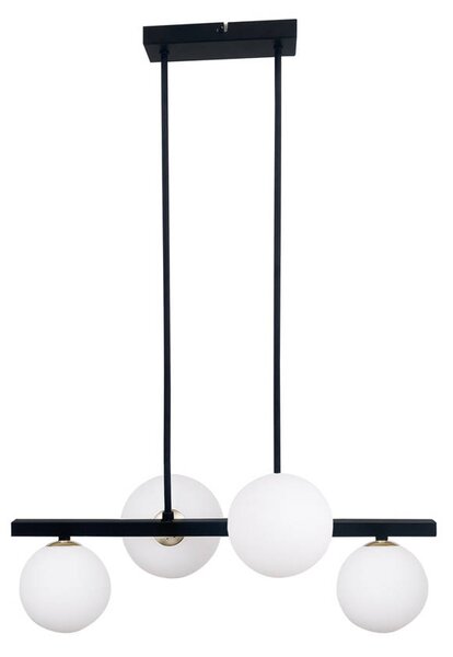 Candellux Černý závěsný lustr Kama pro žárovku 4x G9 34-01214