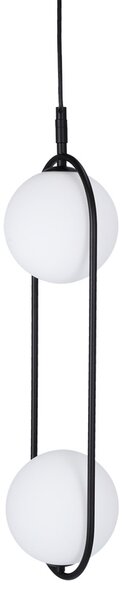 Candellux Černý závěsný lustr Cordel pro žárovku 2x G9 32-10155