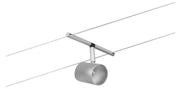 Paulmann 94465 CorDuo Cup Basic, matně chromový lankový systém, 5x max 10W LED 12V, 500cm