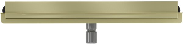Mexen Flat Wall, sprchový žlab na zeď 2v1, 50 cm, zlatá matná, 1A30050