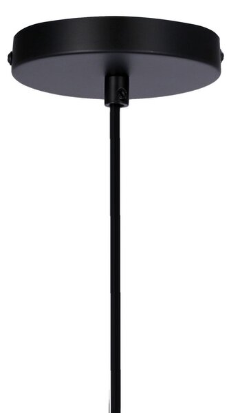 Candellux Černý závěsný lustr Cordel pro žárovku 2x G9 32-10155