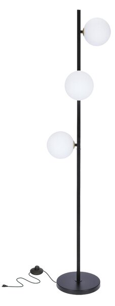 Candellux Černá stojací lampa Kama pro žárovku 3x G9 53-01238