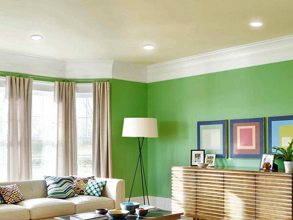 LED2 2050131 Static, zápustné svítidlo se saténovým difusorem, 7W 3000K, průměr 9,2cm, IP44