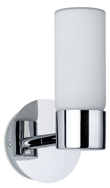 Paulmann 70839 Eleon, nástěnné svítidlo 1xG9, chrom/sklo, výška 20,3cm, IP44