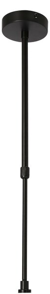 Candellux Černo-zlatý závěsný lustr Less pro žárovku 4x E14 34-72689