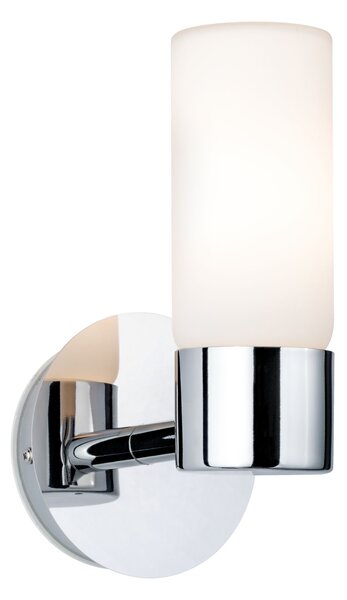 Paulmann 70839 Eleon, nástěnné svítidlo 1xG9, chrom/sklo, výška 20,3cm, IP44