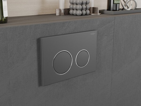 Mexen Fenix 07 XS tlačítko splachování, gun gray - 600766