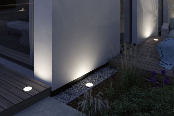 Paulmann 94669 Plug&Shine Ocos, zápustné venkovní svítidlo 6,1W LED 3000K, průměr 15cm, IP67
