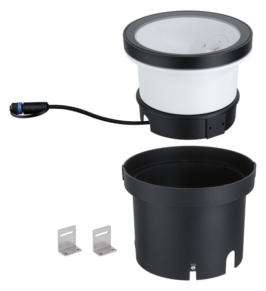 Paulmann 94669 Plug&Shine Ocos, zápustné venkovní svítidlo 6,1W LED 3000K, průměr 15cm, IP67