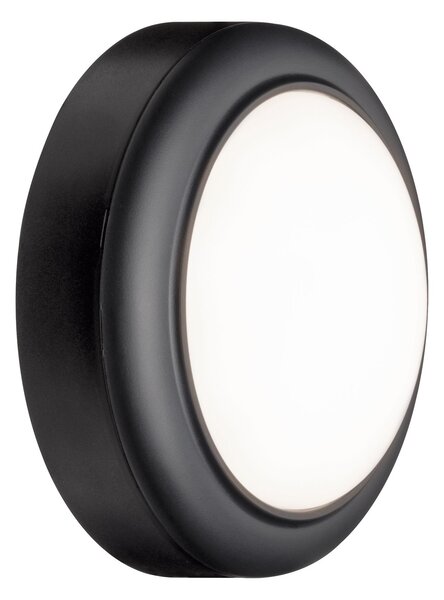 Paulmann 94119 tmavě šedé nástěnné/stropní venkovní svítidlo LED 8W 3000K, průměr 14cm, IP44