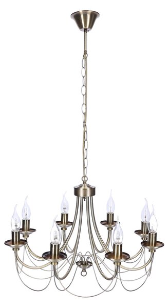 Candellux Patinový závěsný lustr Muza pro žárovku 8x E14 38-69187