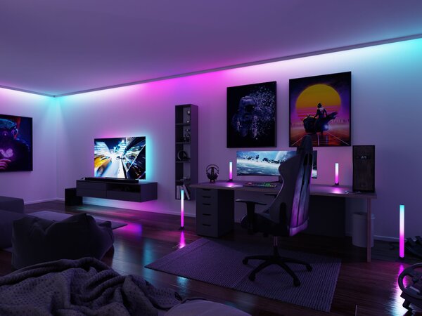 Paulmann 78888 EntertainLED Dynamic, sada RGB LED pásku, délka 500cm, 10,5W , dálkové ovládání
